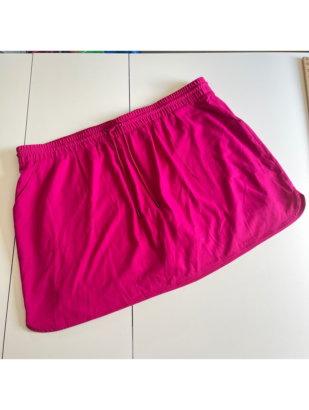 St. John's Bay Women's Size 3X Hot Pink Skort